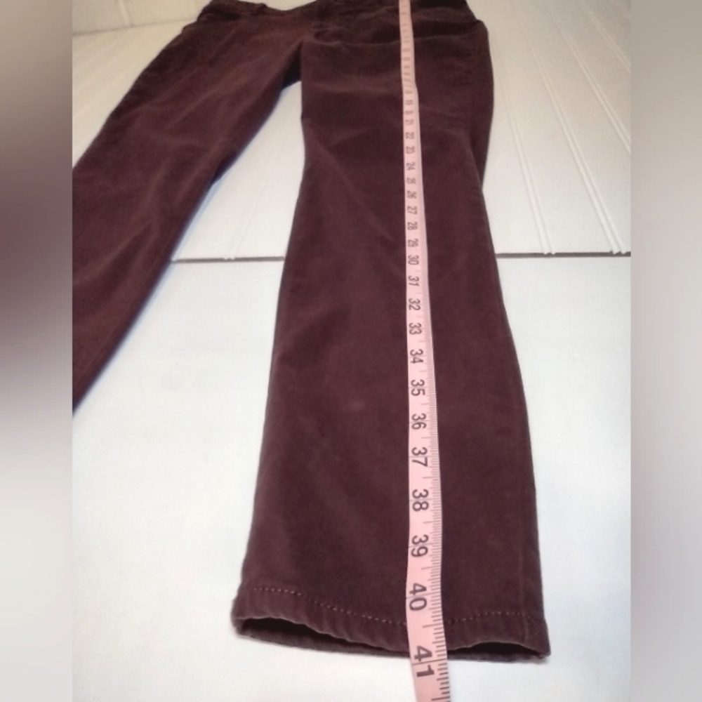 LOFT women's burgundy stretchy leggings size (12) - Picture 10 of 15